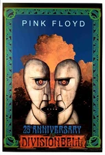 Pink Floyd Division Bell 25th Anniversary Official Poster Hand Signed Bob Masse