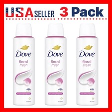 Dove Floral Fresh x 3 Pack x 150 ml Anti-Perspirant Deodorant Spray