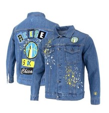 Angel Reese Chicago Sky Women’s WNBA Blue Denim Jacket New w/ Tags