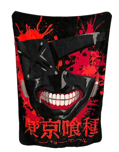 Double Sided Tokyo Ghoul Anime Fleece Throw Blanket Soft 40 by 60 inches