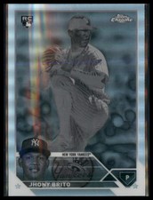 2023 Topps Chrome Update Jhony Brito Rookie #USC81 Negative New York Yankees