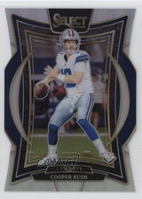 2024 Panini Select Concourse Silver Prizm Die-Cut Cooper Rush #22 15ty