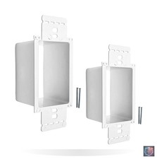 - 2 Pack Electrical Power Outlet Box Extender Kit Single Gang Box Extender ..;