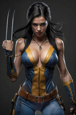 X-23 DOUBLE SIDED - Limited to 100 W/ CoA Deviant Nation Art Book