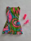 Vintage Barbie outfit "Swirly Cue" #1822