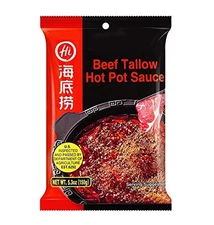 HAIDILAO Authentic Beef Tallow Hot Pot Sauce Premium Spicy Hot Pot Soup Base ...