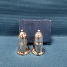 Vtg EPNS L.R. Sheffield England Silver S&P Shakers Art Deco
