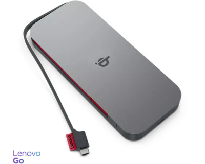 Lenovo GO Lithium Polymer (LiPo) 10000mAh Wireless Charging Grau
