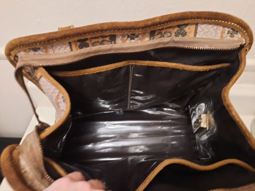 Vintage The French Company Carpet Bag Purse Travel Bag - Picture 11 of 21
