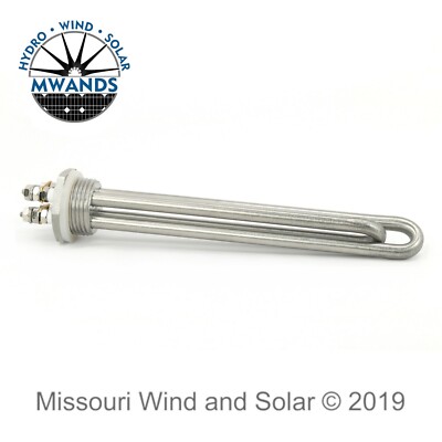 48 Volt 2000 Watt DC Low Voltage Submersible Double Water Heater Element |  eBay
