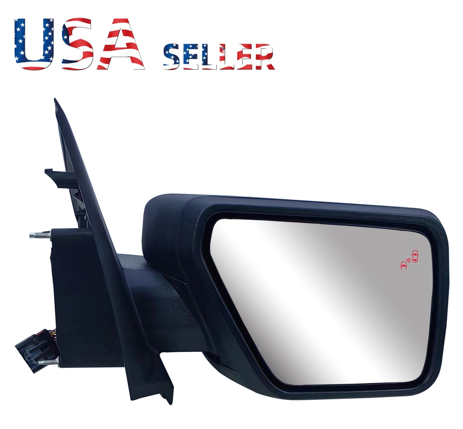 Passenger Right Side Mirror Power Manual Fold with BLIS for 21 to 24 Ford F-150