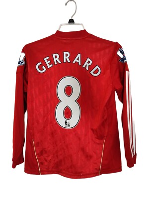 2010-11 Liverpool FC Home L/S No.8 Gerard 10-11 LFC jersey