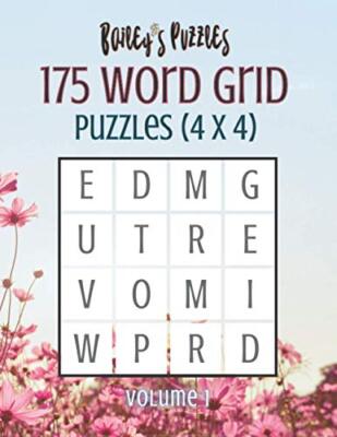 175 Word Grid Puzzles: How many words can you make in this 4x4 grid? A fun ...