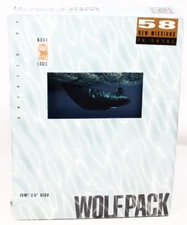 Wolfpack (Nova Logic, IBM PC, 1990) Submarine Simulation Big Box Game