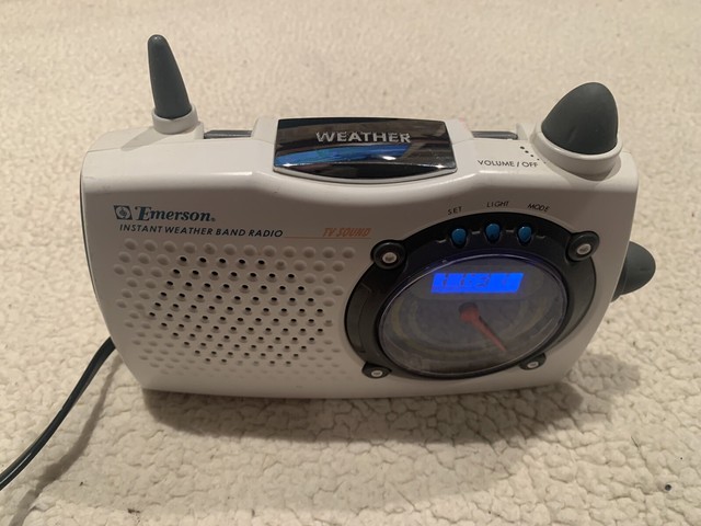 Emerson Instant Weather Portable Am/fm TV Band Radio RP6248 for sale ...