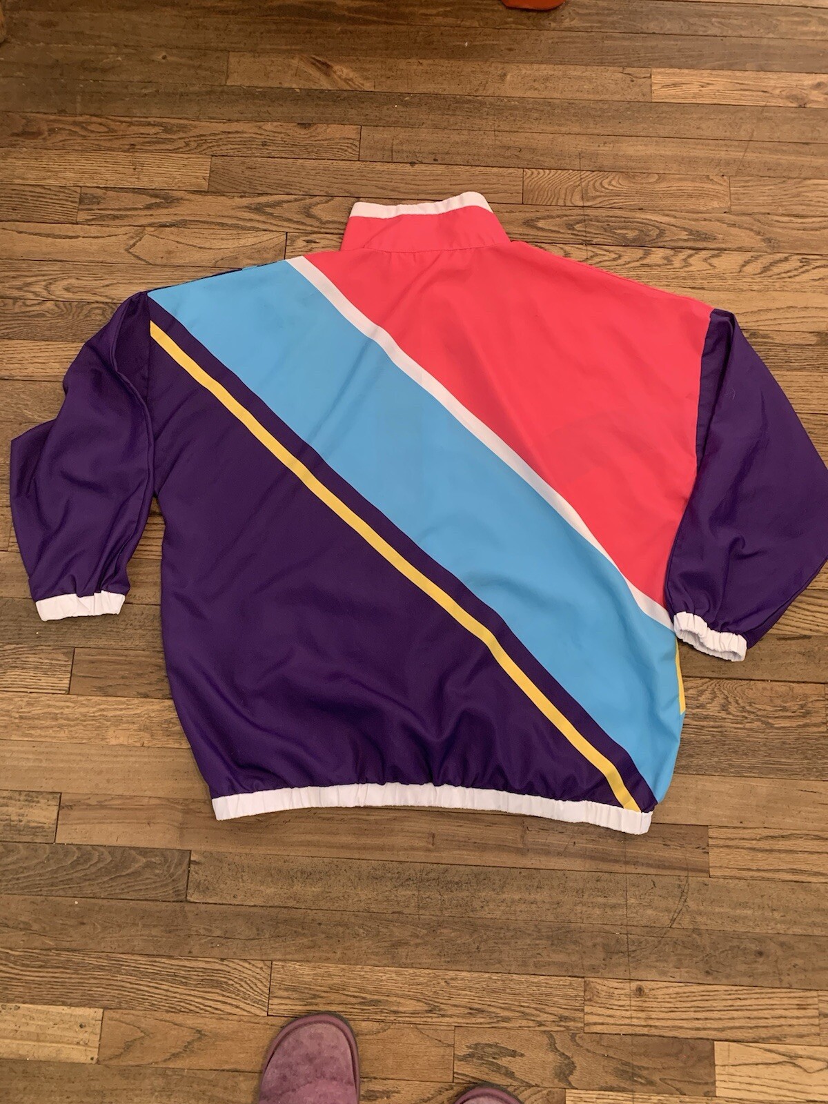 Funny Guy Creation Nylon Color Block 90s Retro Ca… - image 3