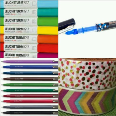 Basic Bundle - Leuchtturm1917 A5 Dot Grid Notebook, LePen or Rorito Pen, Washi 