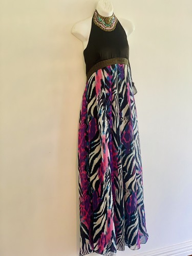 Stunning Forever Unique beaded Maxi Dress, UK 12c BNWT - Picture 8 of 10