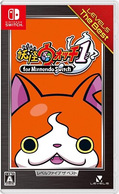 Japanese Switch YoKai Watch 1 Video Game for Nintendo Switch Level 5 The Best