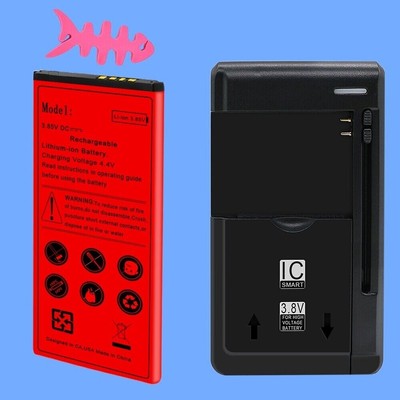 3100mAh Extended Slim Battery Travel Charger for Alcatel GLIMPSE 5002C CellPhone