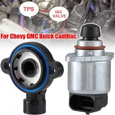 Throttle Position Sensor+TPS Idle Air Control Valve For Chevy GMC Buick Cadillac