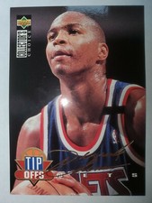 Derrick Coleman 1994-95 GOLD Signature Collectors Choice SPANISH Card #182 NMM