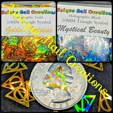 TRIANGLE SYMBOL SHAPE GLITTER U Choose Nail  Acrylic  Gel  Body Art  Face  Festival