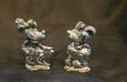 Pair of Vintage Mickey Mouse/Minnie Mouse Lead Metal Figures from 1930's — photo 1