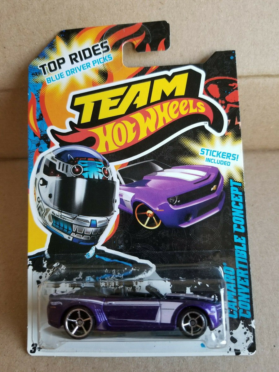 2011 Team Hot Wheels Blue Driver Picks CAMARO CONVERTIBLE CONCEPT