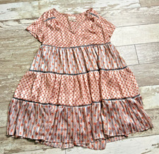 Urban Outfitters Size XS-TP Pippa Tiered Chiffon Babydoll Mini Dress Coquette