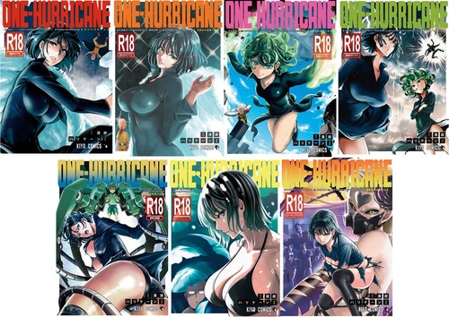 NEW! One Punch Man Kiyosumi ONE HURRICANE 1-7 SET Doujin Manga Tatsumaki Fubuki
