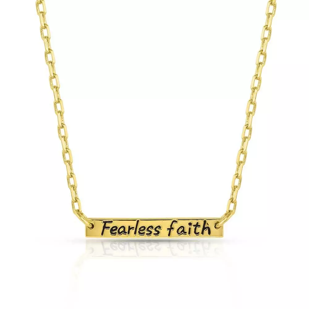Fearless bar hotsell necklace