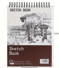 100 sheet 68 lb sketchbook 9 x 12 NEW Shipping Included