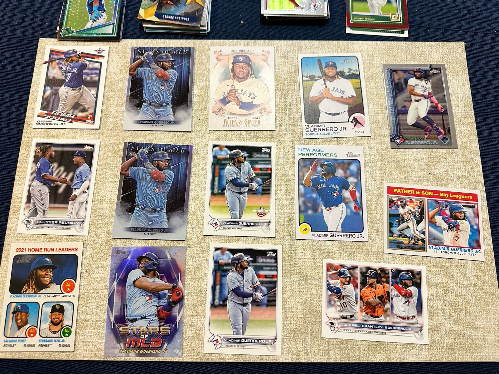 50 Card Toronto Blue Jays Team Lot MLB Baseball Cards Bulk Stars Rookies Inserts