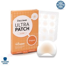 48 Pcs Ultra Thin Hydrocolloid Pimple Patches for Breakouts Blemishes