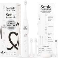 Spotlight Oral Care Sonic Electric Toothbrush - Made by Dentists | White