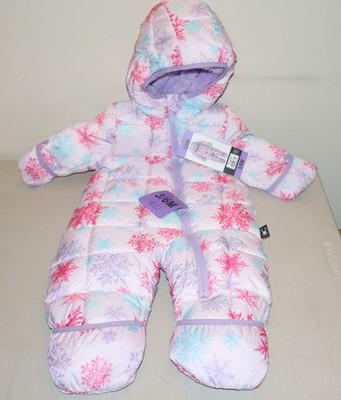 Spyder Baby Girl Snowsuit Size 3/6 Months Colorful Snowflakes