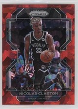 2021-22 Panini Prizm Red Ice Prizm Nic Claxton Nicolas Claxton #38 0t2