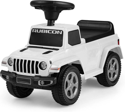 Ride on Push Car, Licensed Jeep Foot-To-Floor Toddler Sliding Racer with Engine