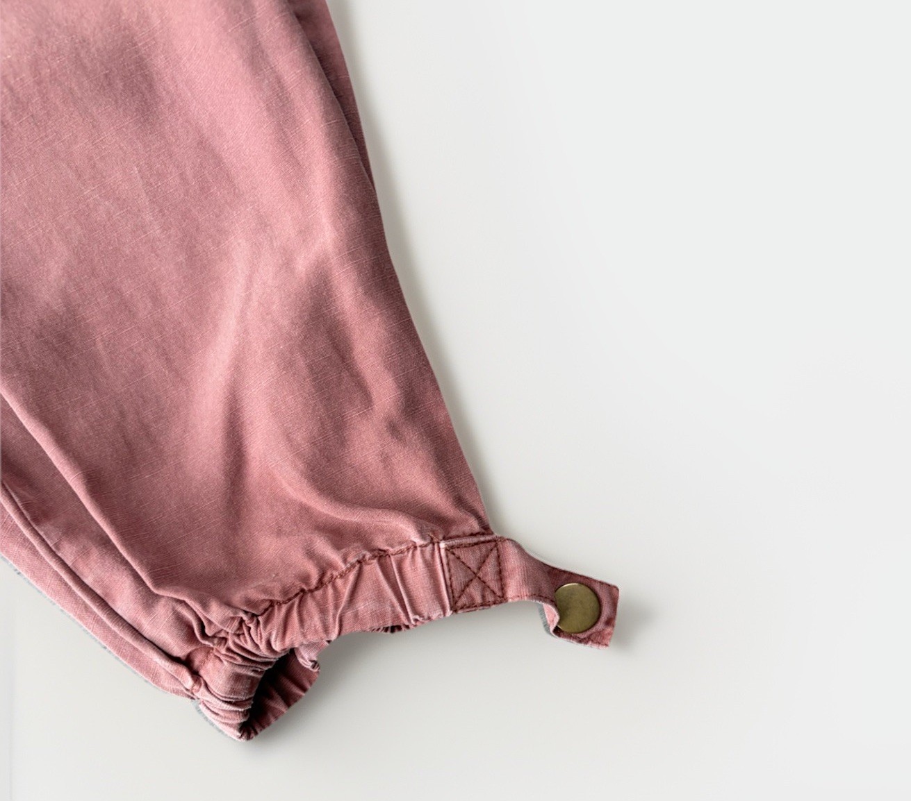 Thread And Supply Muted Red Drawstring Joggers Si… - image 3