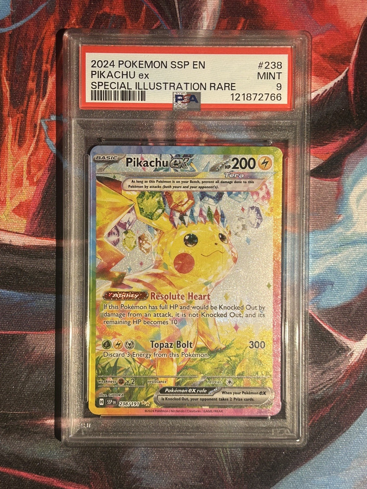 Pikachu ex 2024 Scarlet & Violet: Surging Sparks #238/191 Special