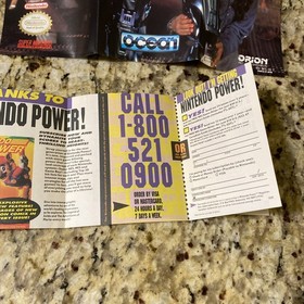 Nintendo NES The Addams Family *senza manuale* con poster RoboCop Wow look raro