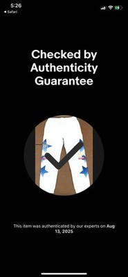 A BATHING APE BAPE BAPESTA STA WORLDWIDE SWEATPANTS WHITE BLUE RED SZ 2XL (15/17
