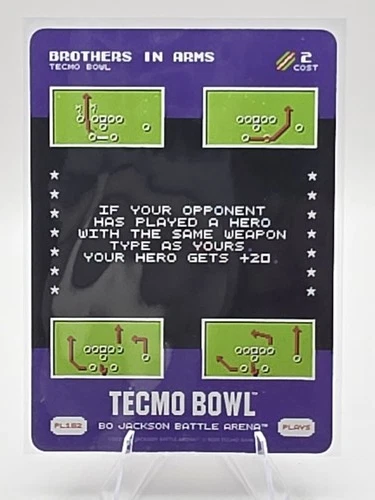 2026 Bo Jackson Battle Arena Tecmo Bowl #PL162 Brothers In Arms Plays