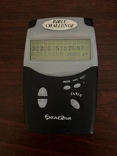 EXCALIBUR Bible Challenge Electronic Trivia Game w/ Box 479-SB