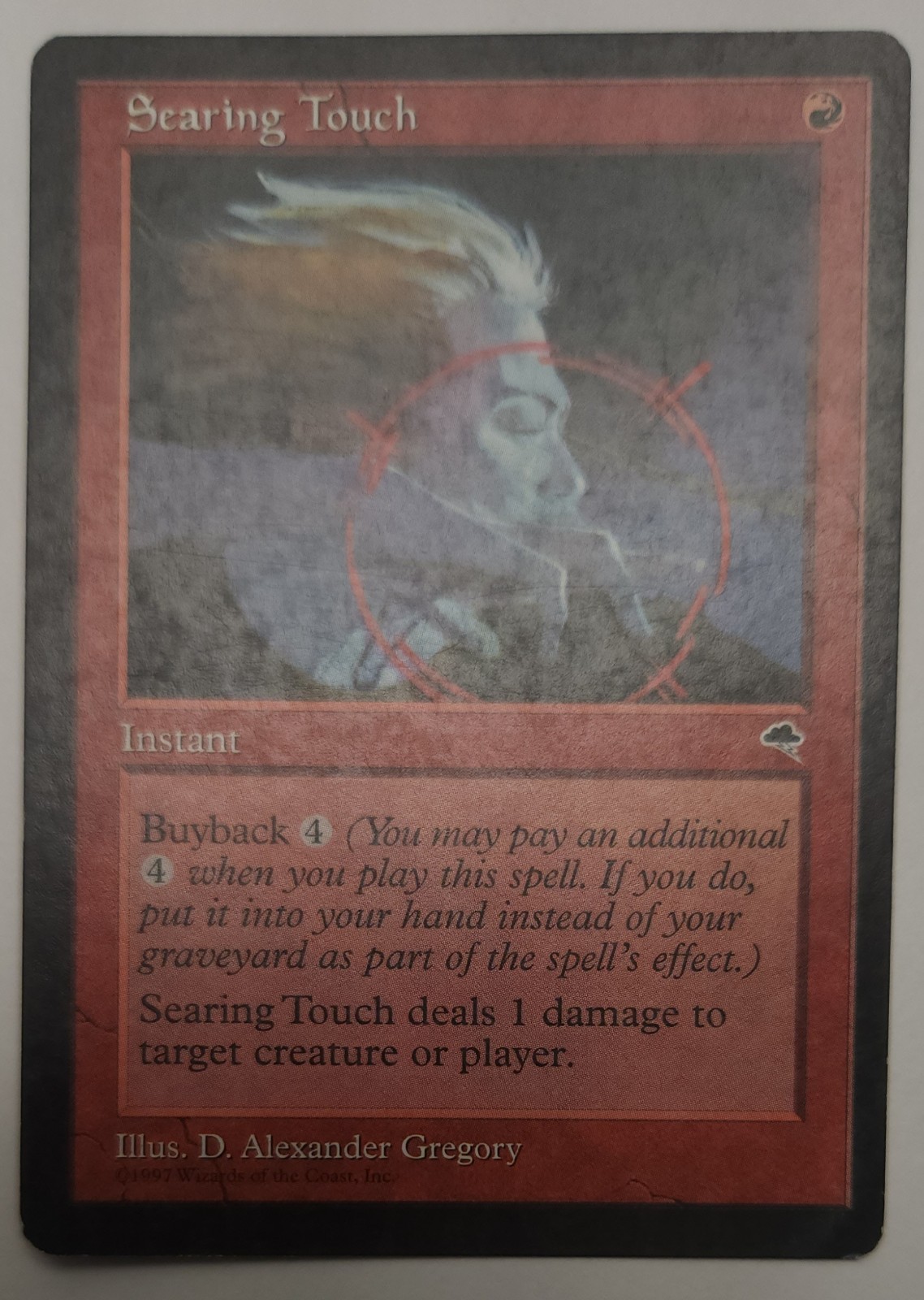 Searing Touch - Tempest - MTG Magic The Gathering - MP Moderately Played