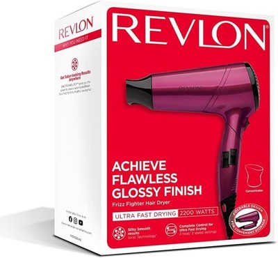 Revlon RVDR5229 Perfect Heat Frizz Fighter Haartrockner, 2200W und Klappgriff