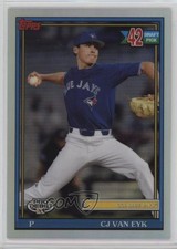 2021 Topps Pro Debut Chrome Refractor 56/99 CJ Van Eyk #PDC-187 yf0