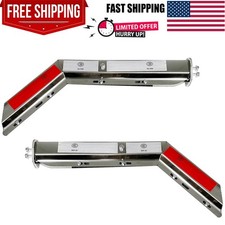 1-1/8" 1.125" Bolt Spacing 45 Degree Angled Spring Loaded Mud Flap Hanger for...