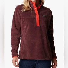 Columbia Women's Benton Spring Half Snap Fleece Pullover Size Medium